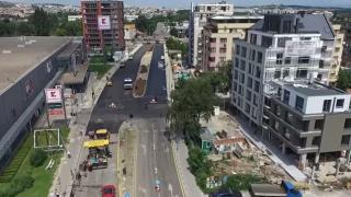 Докъде стигна един от знаковите ремонти в София? Вижте ВИДЕО от птичи поглед