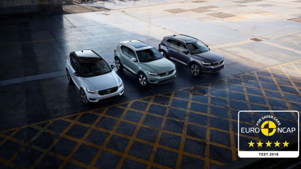 Volvo XC40 получи 5 звезди за безопасност от Euro NCAP