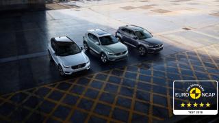 Volvo XC40 получи 5 звезди за безопасност от Euro NCAP