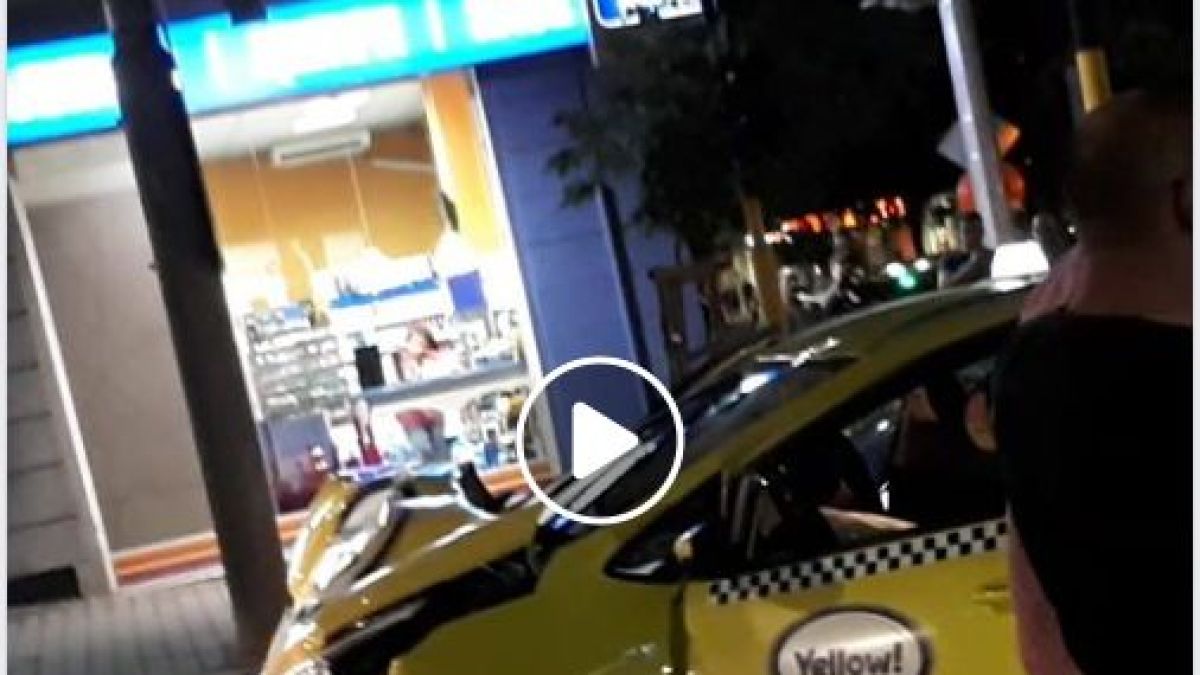 Само в БЛИЦ! Жестоко мистериозно меле с чужденец и такси в центъра на София (ВИДЕО)