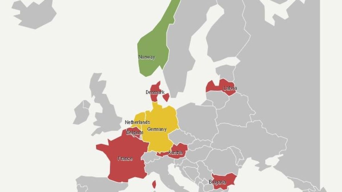България лъсна в червено на любопитна европейска КАРТА! Наредихме се до Дания и Франция
