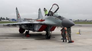 Български МиГ-29 и гръцки F-16 в съвместното учение “Green Bridge 2018”