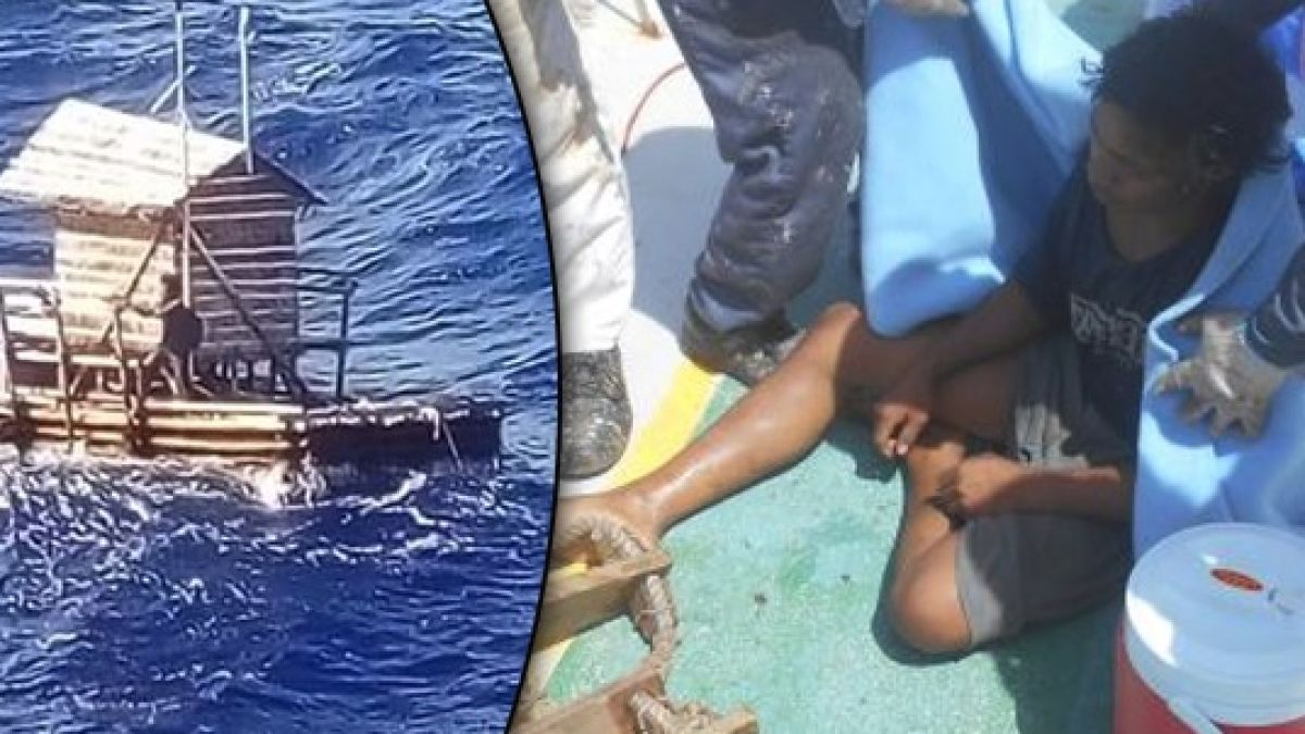 "Животът на Пи": Момче прекара 49 дни само на лодка в морето, яде сурова риба и пи солена вода, а накрая... (СНИМКИ/ВИДЕО)