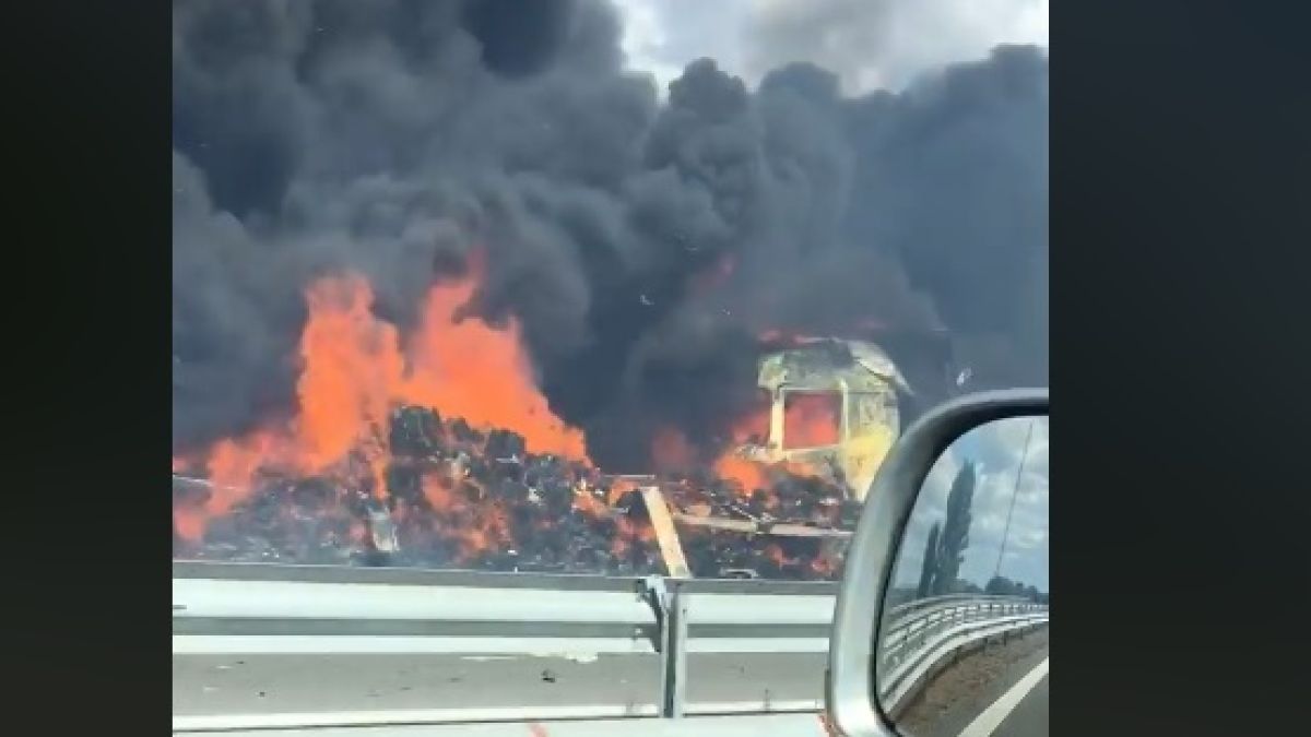 ВИДЕО от ада на магистрала "Тракия", гледката е апокалиптична