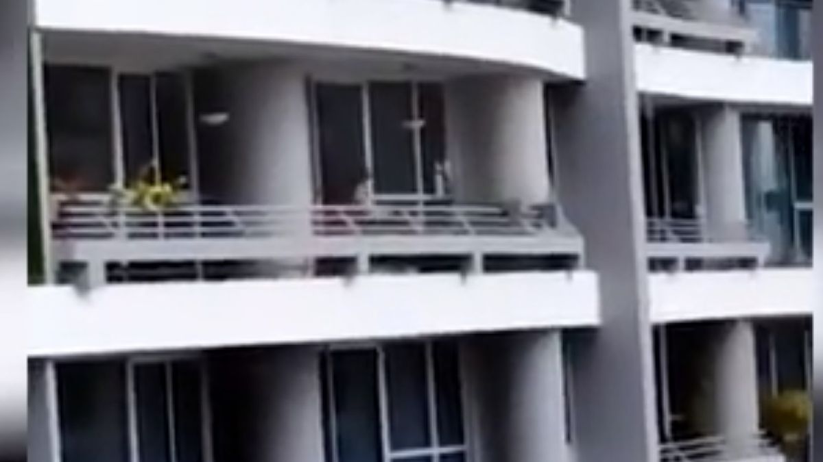 Зловещо ВИДЕО (18+) улови смъртта на жена, падаща от 27-ия етаж