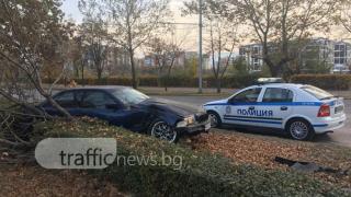 Дрифтъри направиха дивашка катастрофа, изкорениха дърво и офейкаха (СНИМКИ/ВИДЕО)