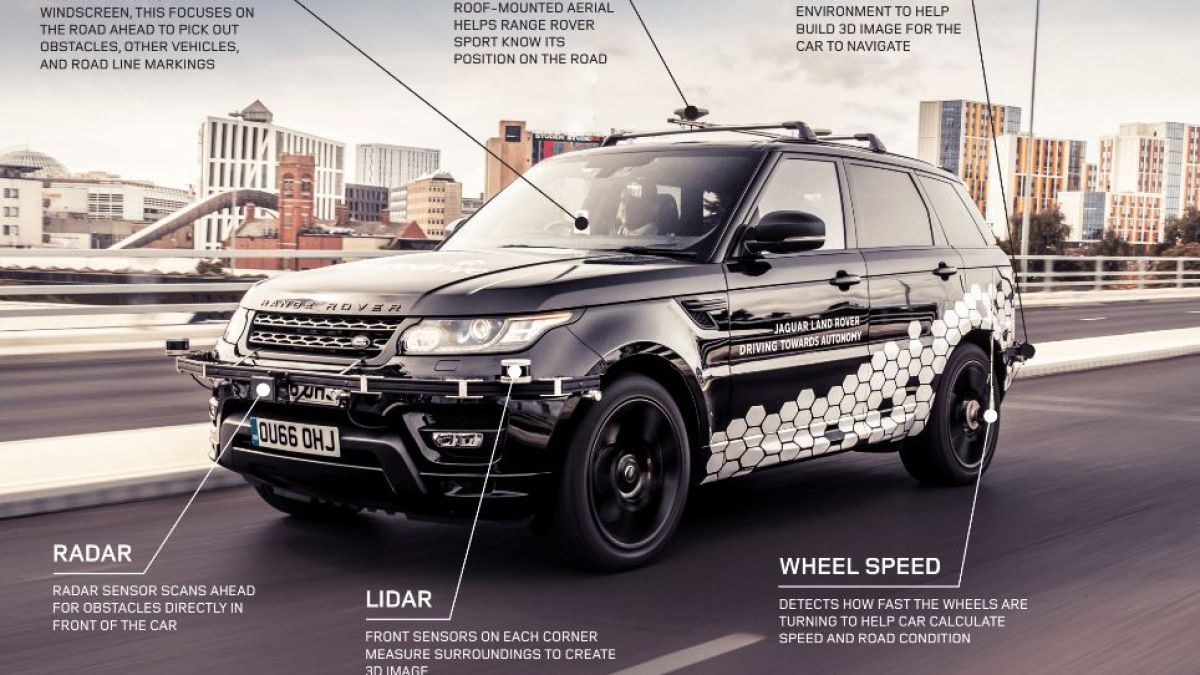 Range Rover прави автономни обиколки из Ковънтри
