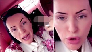 Ще ви изнасиля с пръст! Бизнесдама с червено бентли, спряла на зебра, се заканва на пешеходци (ВИДЕО)