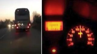 Пореден джигит на пътя вбеси социалните мрежи! Нагъл шофьор на рейс шпори и изпреварва със 130 км/ч (ВИДЕО)