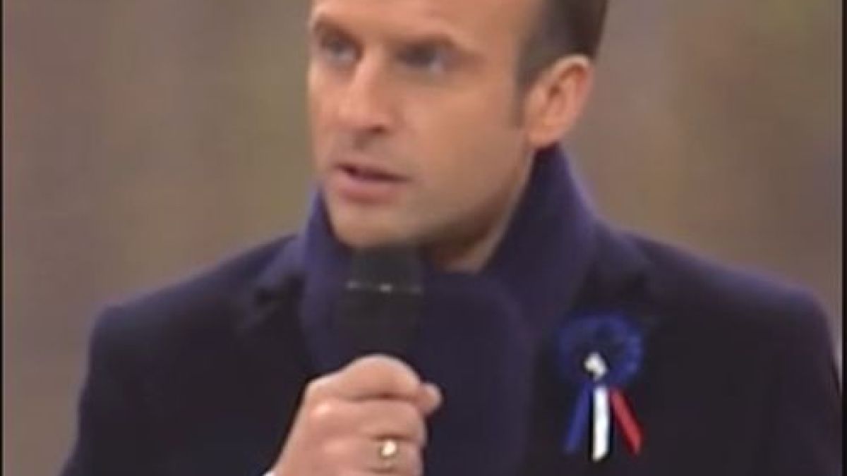 Ето я речта на Макрон пред лидерите на света, с която разбуни духовете 100 години след Първата световна война (ВИДЕО)