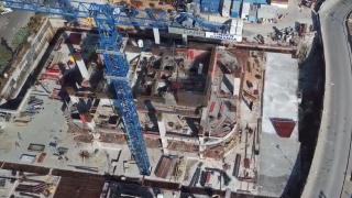 Уникално ВИДЕО показва от птичи поглед докъде го докараха с изграждането на най-високата сграда в България