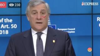 Босът на Европарламента втрещи с вида си! Всички се чудят какво е това (НА ЖИВО)