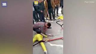 Циркови акробати паднаха от високо по време на представление (ВИДЕО)