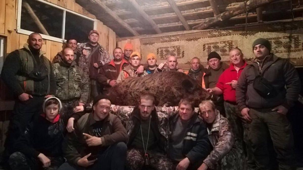 Авджии от Гайтаниново убиха 216-килограмов звяр (СНИМКИ 18+)