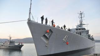 Фрегатата „Дръзки” се завърна от мисия на НАТО
