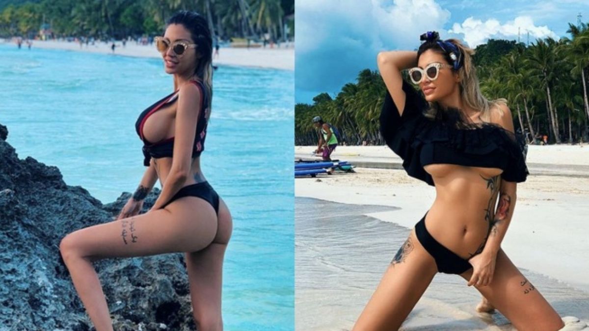 Джулиана Гани си ги показа и на Боракай (СНИМКИ 18+)