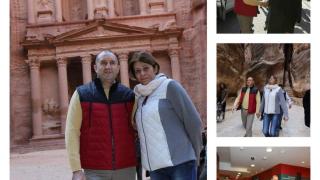 Президентът Румен Радев и нежната му половинка се сляха с тълпата в Йордания и хванати за ръка... (СНИМКИ)