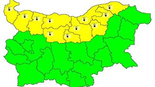Кодове за опасно време за 11 области! (КАРТА)