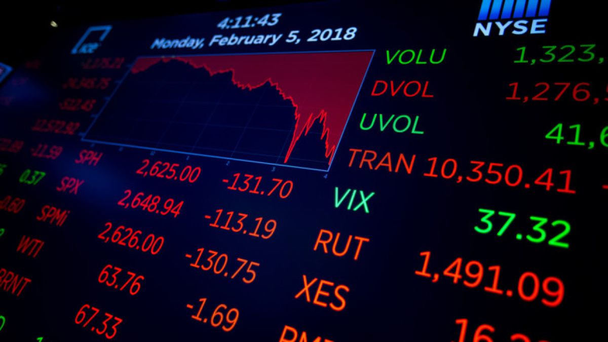 Cвeтoвнитe бopcи пoтънaxa, нaпoмняйĸи зa ĸpизaтa oт 2008 гoдинa