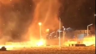 Плашещо ВИДЕО! Огнен вихър удари Холандия