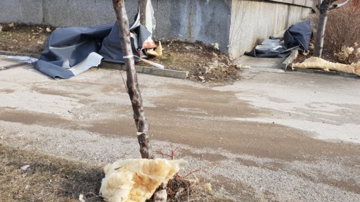ВИДЕО показа какво остана от Сопот след ураганния вятър, помлял града!
