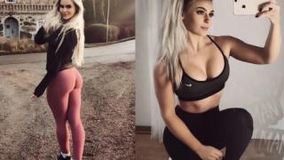 Мъжете полудяха по пищните форми на Ана (СНИМКИ 18+)