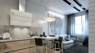 Виртуозен ремонт превърна студио от 35 м² в двустаен апартамент  