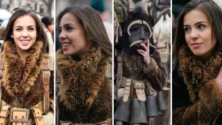 Приказно красивата кукерка Рая събра очите на Сурва 2019 (СНИМКИ)
