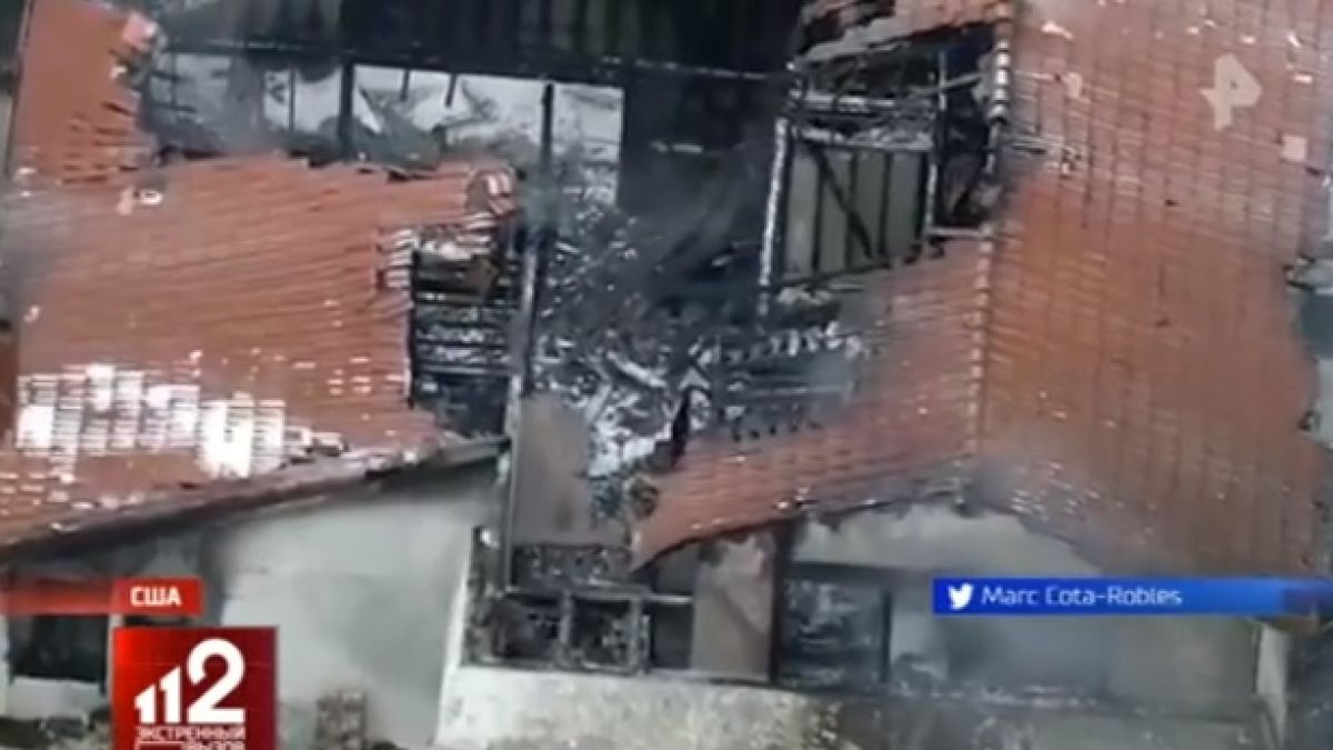 Шокиращо ВИДЕО от ужаса в Калифорния: Самолет буквално разрязал къща на две, броят на жертвите расте!
