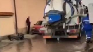 Сигнал до БЛИЦ! Спукан водопровод в Бусманци и Казичане (ВИДЕО)