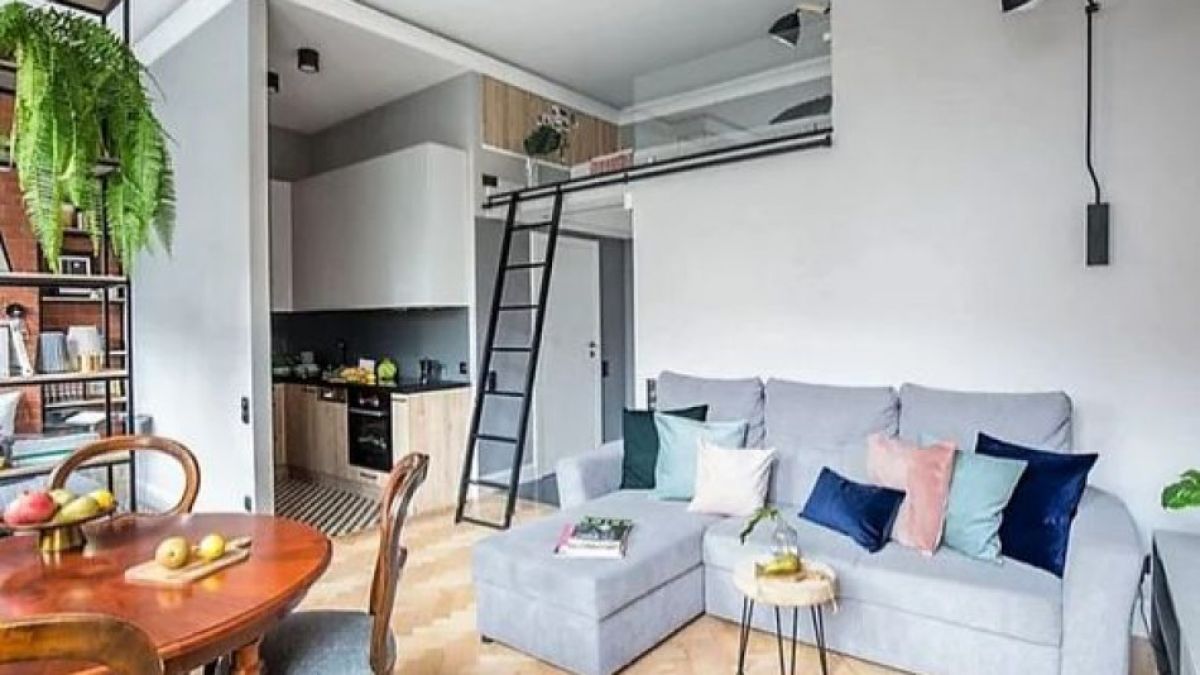 Вълшебен ремонт превърна кокетно студио от 35 м² в истински палат 