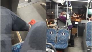 Кондукторка направи нещо много гадно с  ученички в пловдивски автобус (СНИМКИ)