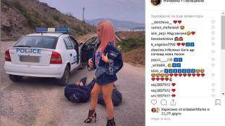Сузанита се кълчи полугола до полицаи, показа СНИМКА, но...