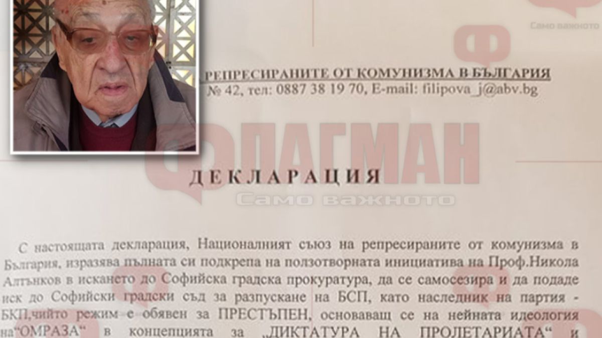 Съюзът на репресираните поиска разпускането на БСП, била "наследничка на престъпната БКП"