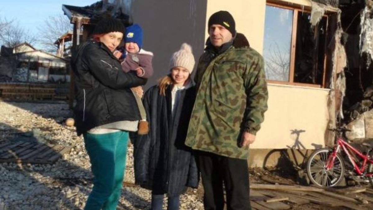 Прекрасна новина в семейството на военния пилот с изгорялата къща 
