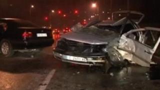 Само в БЛИЦ! Зверски сблъсък по тъмна доба на столичното Околовръстно шосе