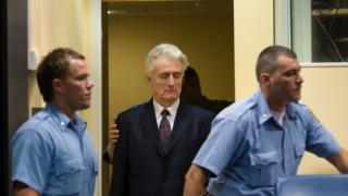 Караджич с първи думи, след като научи, че ще лежи доживот 