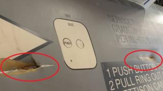 Странен инцидент: Изтребител F-16 се самопростреля с оръдие 
