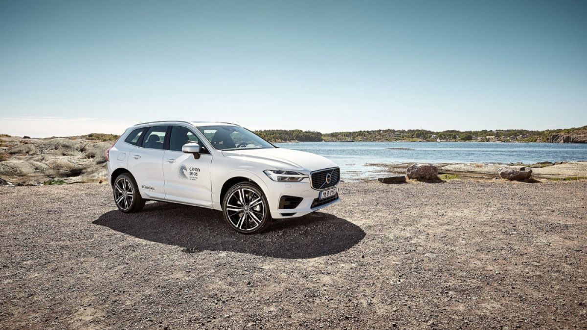 Volvo XC60 с отличие от Plastics Recycling Awards Europe