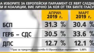Социолози разкриха как БСП успя на изпревари ГЕРБ за евроизборите, но...