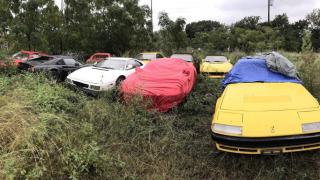 Не е истина! Изхвърлиха в полето колекция от коли Ferrari (СНИМКИ)