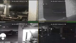 Семейство погледна ВИДЕО от охранителните камери на къщата си и изпадна в ужас