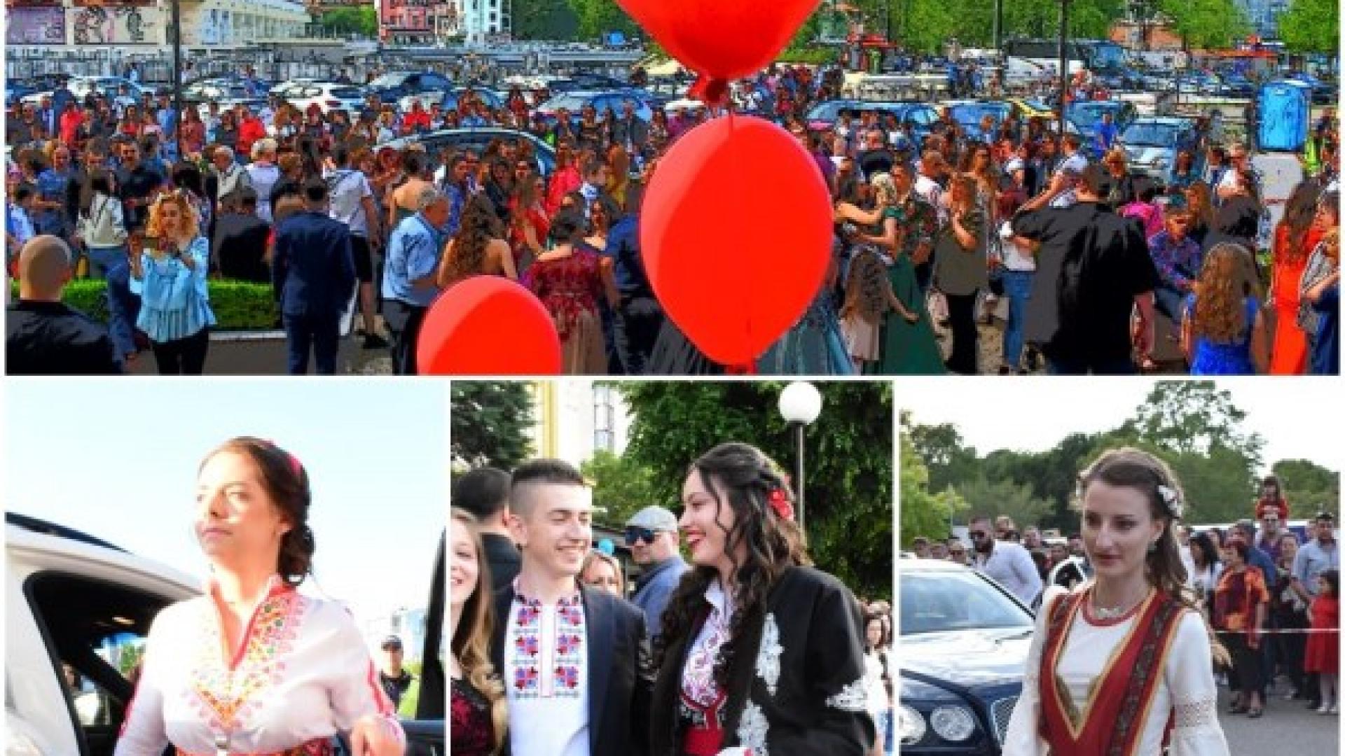 Абитуриенти от пловдивската Френска гимназия смениха роклите с... (СНИМКИ)