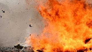 Пожар между два хотела в Слънчев бряг! 