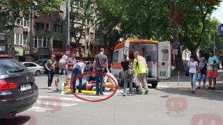 Хюндай помете моторист в Бургас
