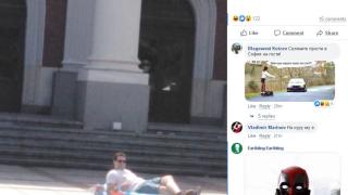 Само в БЛИЦ! Софиянец шокира с това, което направи пред Народния театър (СНИМКА)