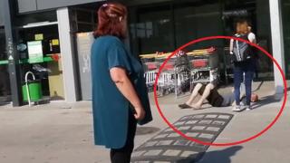 Пияница реши да задигне бира от магазин, след секунди се случи нещо страшно! (ВИДЕО)