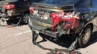 Адска жега в Кувейт - автомобили се разтапят на паркингите! (ВИДЕО)