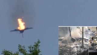 Разследват авиокатастрофата с два изтребителя в Германия