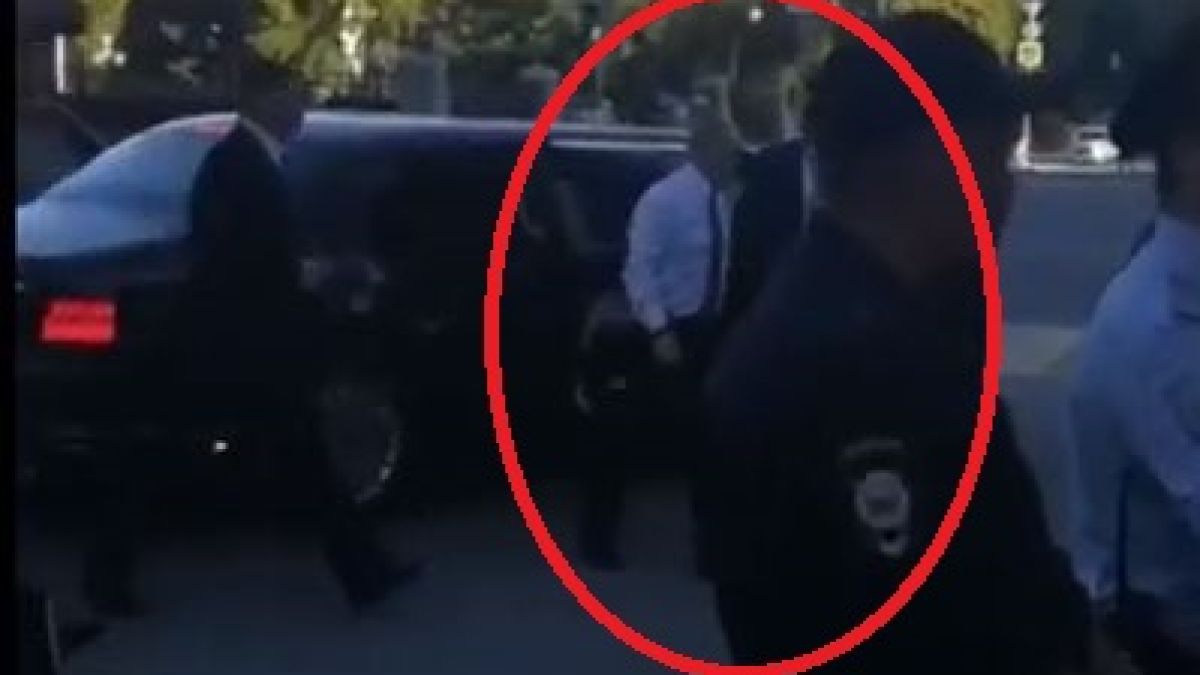 Инцидент с кортежа на Путин: Момиче се хвърли под колата му, а той... (СНИМКИ/ВИДЕО)